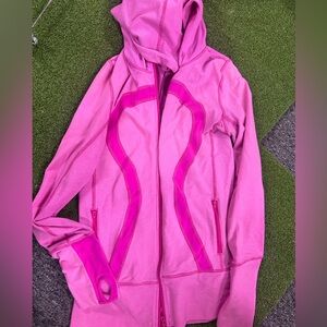 Lululemon Pink Hooded Jacket